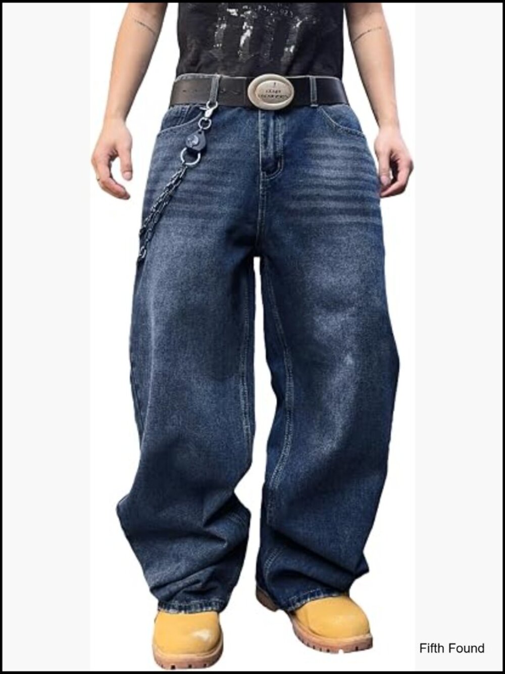 Baggy Straight Leg Denim Jeans Y2K Streetwear Skater